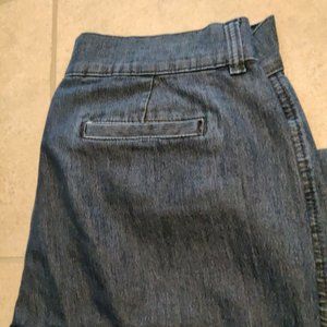Riders by Lee women's size 10M blue denim jeans dark wash straight leg zip up